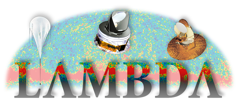 LAMBDA Logo and Satellite Collage