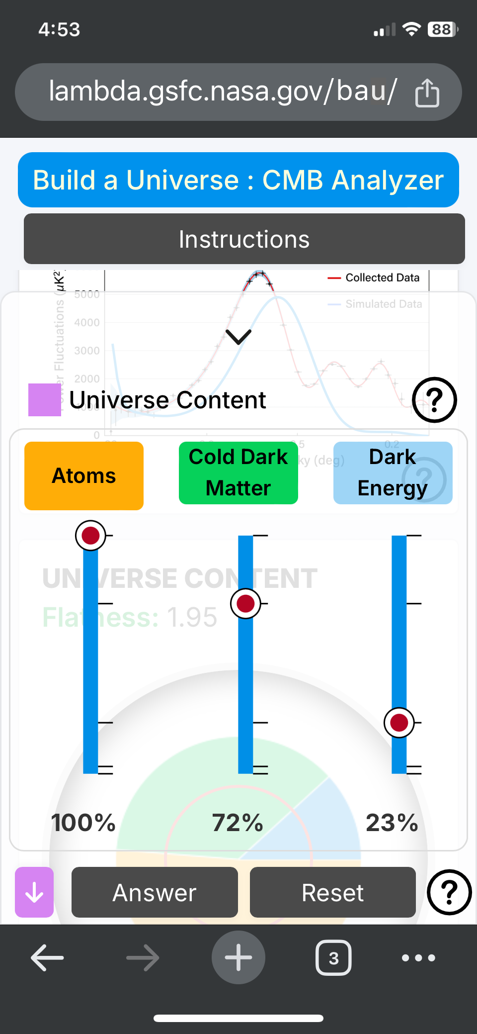 BaU game - mobile slider interface