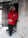 Eun in front of Discovery