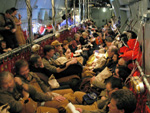 Inside C141 Plane