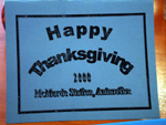 Happy Thanksgiving from the end of the earth