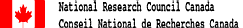 NATIONAL RESEARCH COUNCIL CANADA/CONSEIL NATIONAL de RECHERCHES CANADA