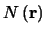 $N \left ( \mathbf{r} \right )$