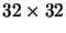 $32\times 32$