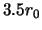$3.5r_{0}$