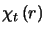 $\chi_{t}\left ( r \right )$