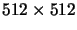 $512\times512$