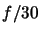 $f/30$