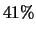 $41\%$