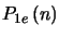 $P_{1e} \left (n \right )$