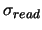 $\sigma_{read}$