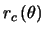 $r_{c}\left ( \theta \right )$