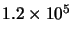 $1.2\times 10^{5}$