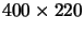 $400\times220$
