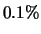 $0.1\%$