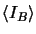 $\left < I_{B} \right >$