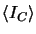 $\displaystyle \left < I_{C} \right >$