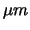 $\mu m$