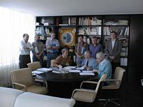 Signing the agreement