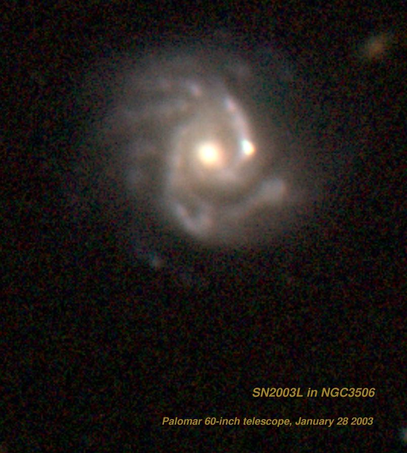 Picture of the supernova