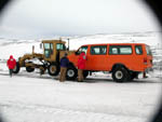 Van near miss