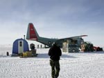 The Vostok airfield