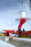 Payload being lifted