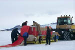 Balloon being laid out