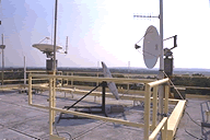 Antennas on High Bay building.